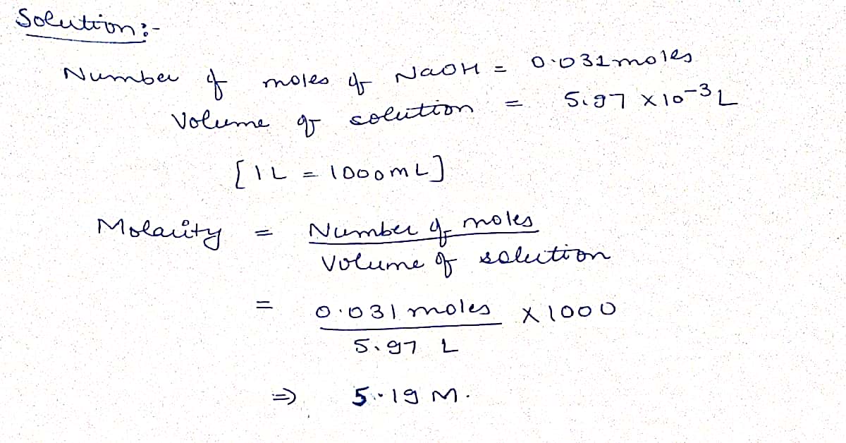 Chemistry homework question answer, step 2, image 1